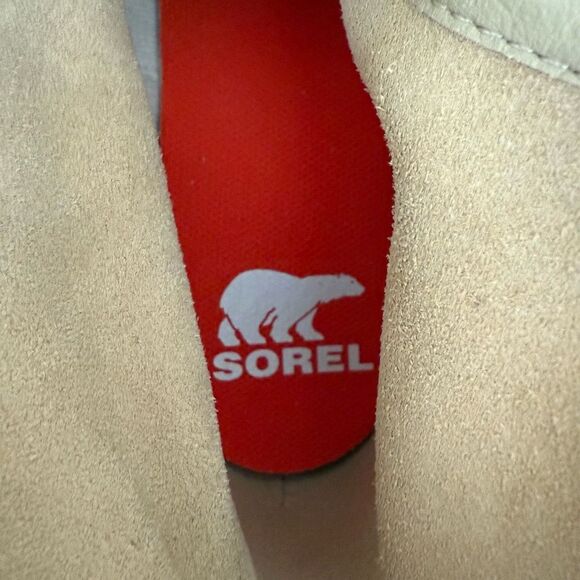 Sorel Hi-Line Chelsea Leather Boot in ceramic chalk size 8.5 - Picture 8 of 9